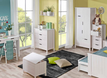 Wardrobe Closet Wood Pine White Wardrobes Shelf Multipurpose